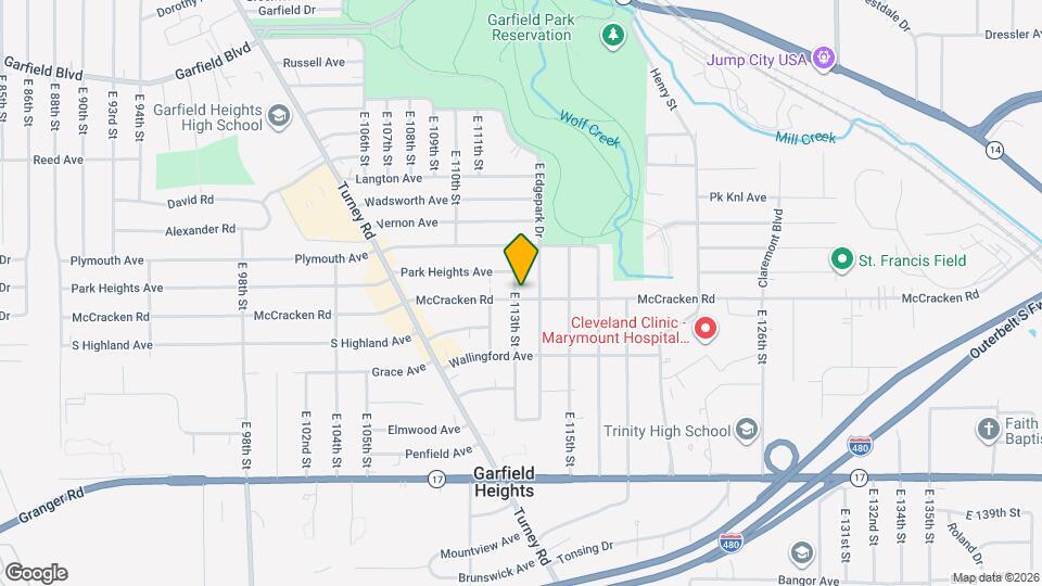 11303 McCracken Rd, Unit 202 Map and Location Details