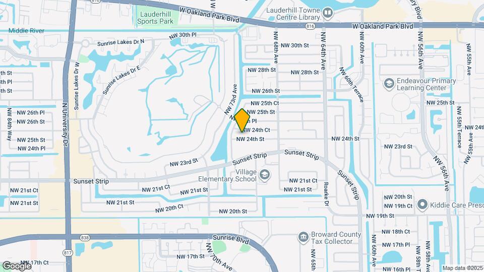 7101 NW 24th St Map and Location Details