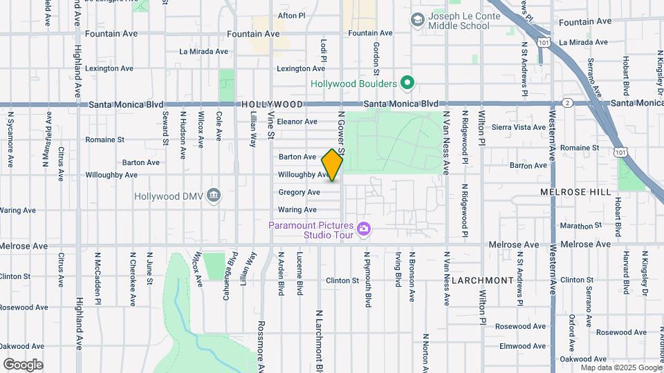 5819 Gregory Ave Map and Location Details