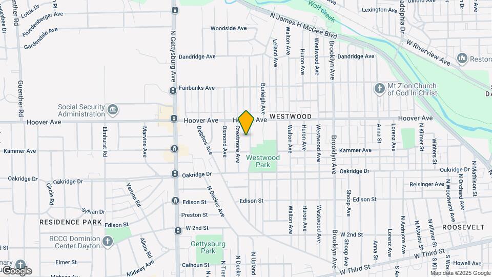 729 N Upland Ave Map and Location Details