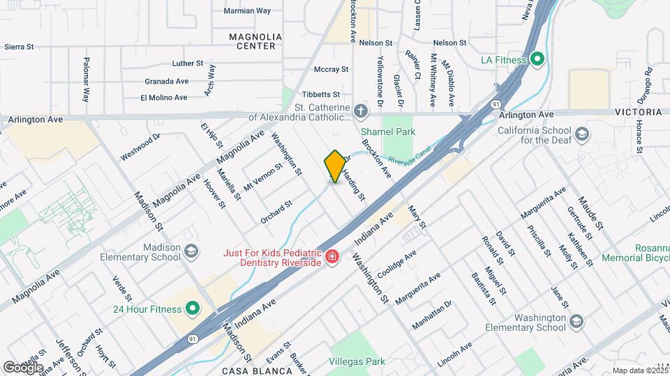 3581 McKinley St Mapa y Detalles de la Ubicación