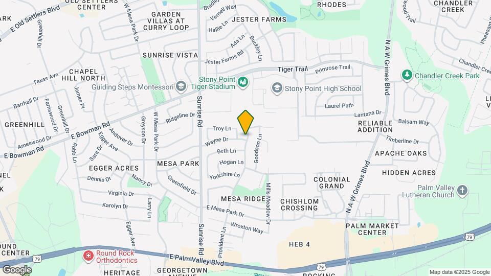 1810 Provident Ln Map and Location Details