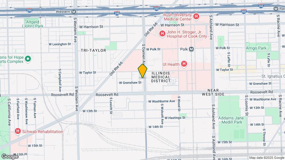 1026 S Damen Ave Map and Location Details