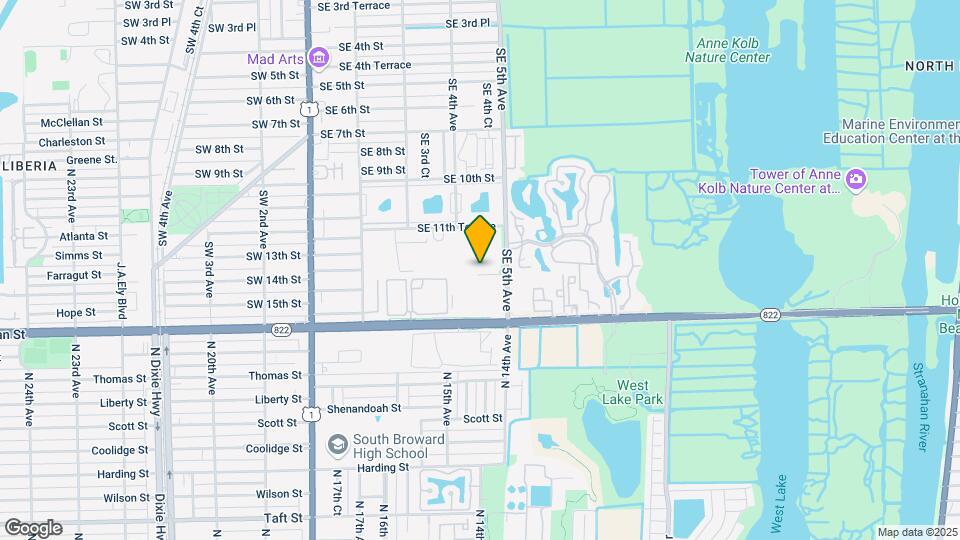 454 SE 14th St Map and Location Details