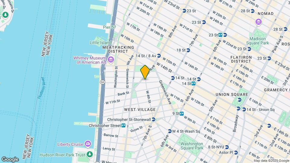 283 W 12th St Map and Location Details