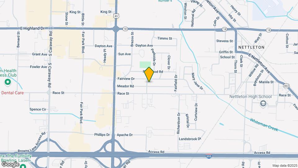 3200 Meador Rd Map and Location Details