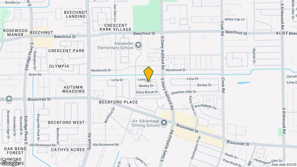 12722 Bexley Dr Map and Location Details