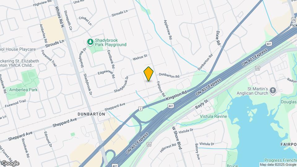 1725 Spruce Hill Rd Map and Location Details