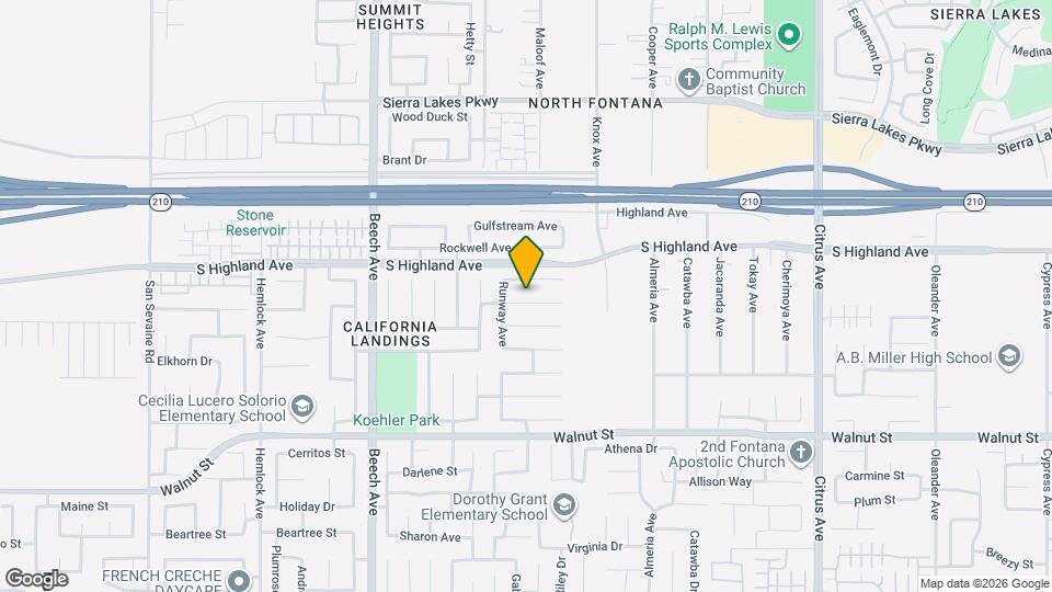15576 Caravelle Ave Mapa y Detalles de la Ubicación