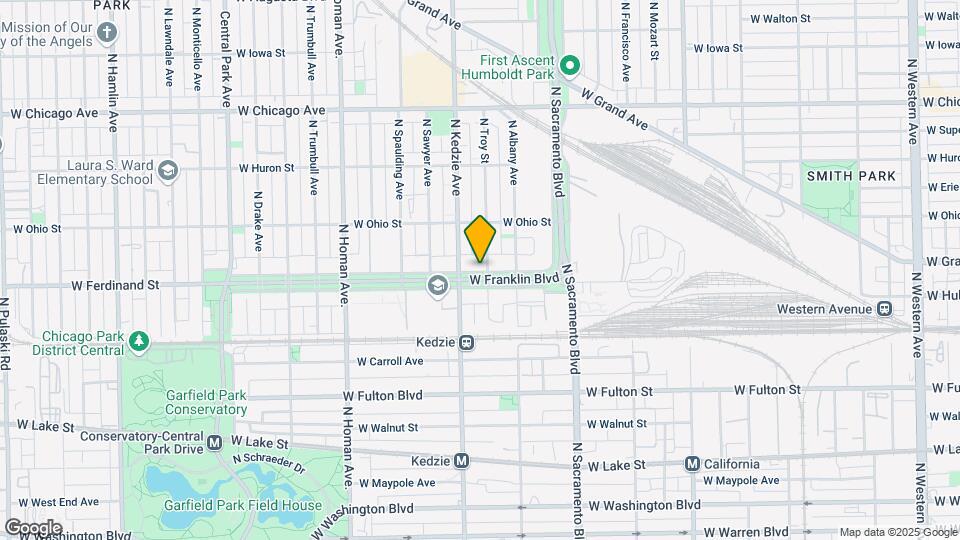 3146 W Franklin Blvd Map and Location Details