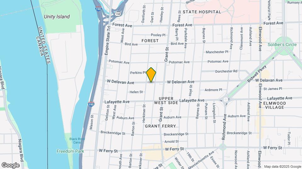 203 W Delavan Ave Map and Location Details