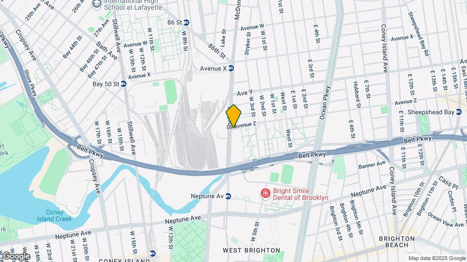 526 Avenue Z Mapa y Detalles de la Ubicación