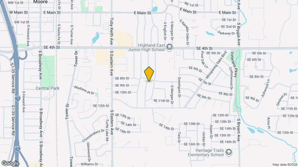 904 S Avery Dr Map and Location Details