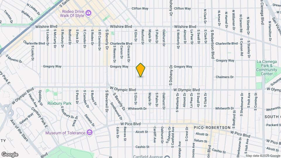 337 S Rexford Dr Mapa y Detalles de la Ubicación