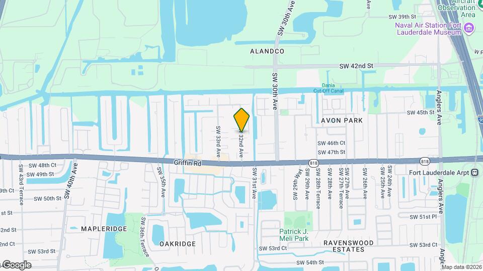 4616 SW 32nd Ave Map and Location Details