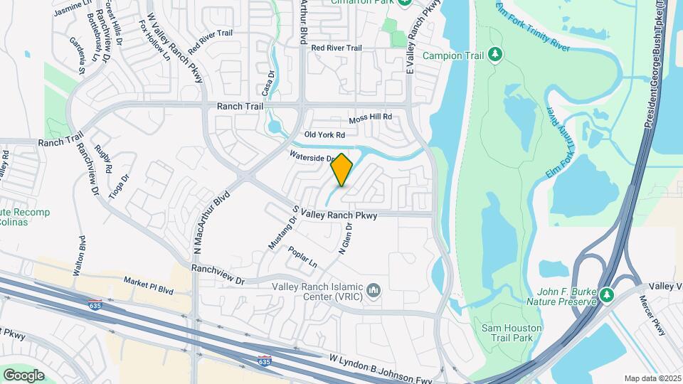 8611 Forest Glen Dr Map and Location Details