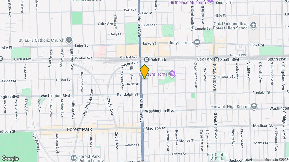 221 S Maple Ave Map and Location Details