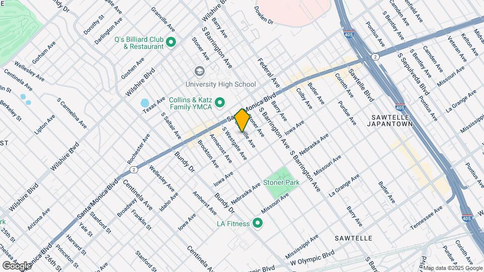 1545 Granville Ave Mapa y Detalles de la Ubicación