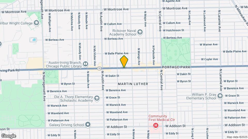 5833 W Irving Park Rd, Unit 1R Map and Location Details