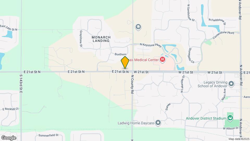 15666 E 21st St N Map and Location Details