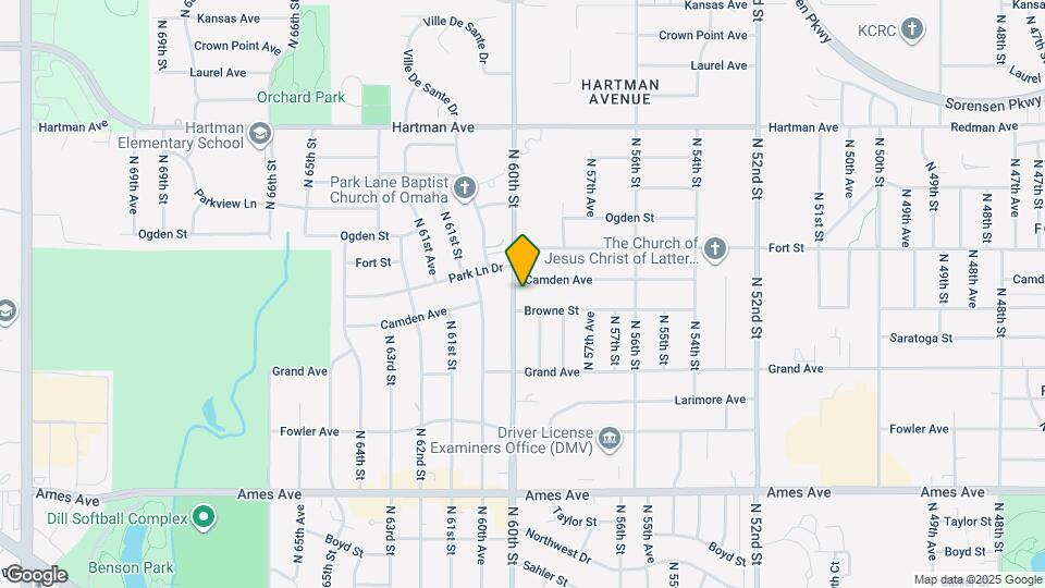 5115 N 60th St Map and Location Details