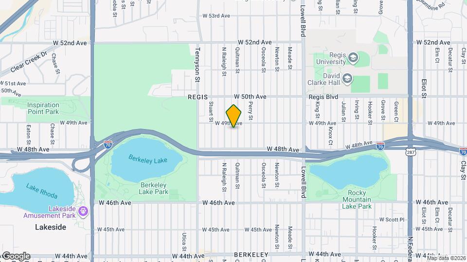 4871 Quitman St Map and Location Details