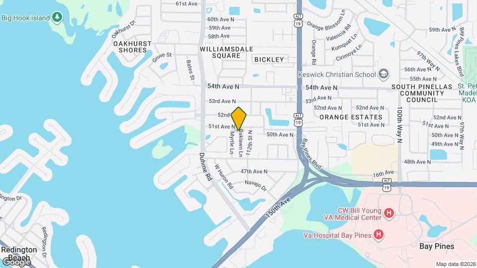 5080 Oaklawn Ln Map and Location Details