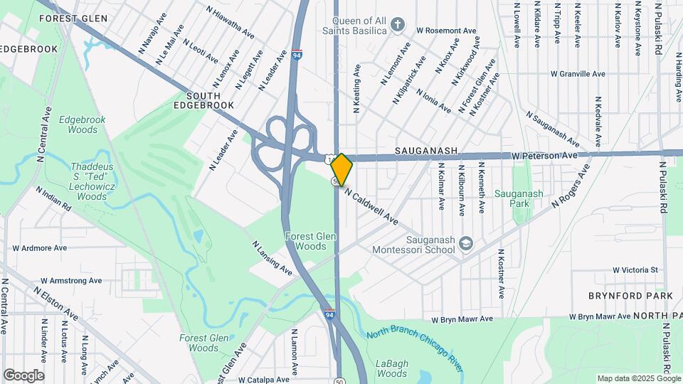 5936 N Caldwell Ave Map and Location Details