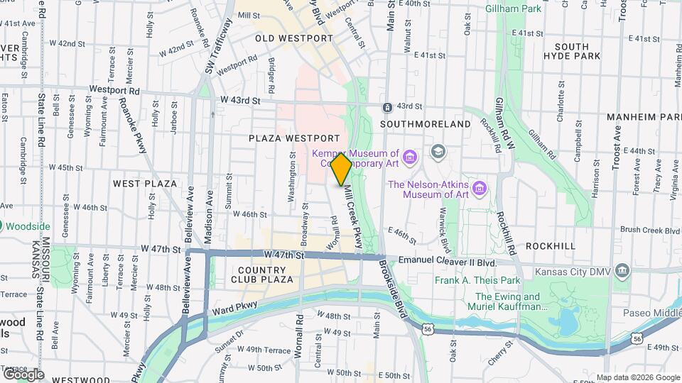 4508 J C Nichols Pkwy, Unit 3S Mapa y Detalles de la Ubicación