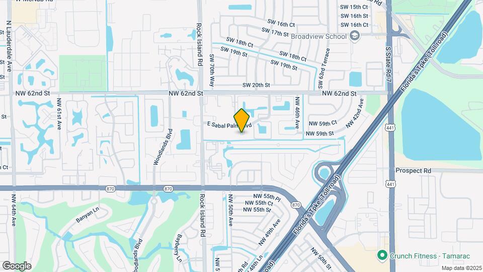 4990 E Sabal Palm Blvd Map and Location Details