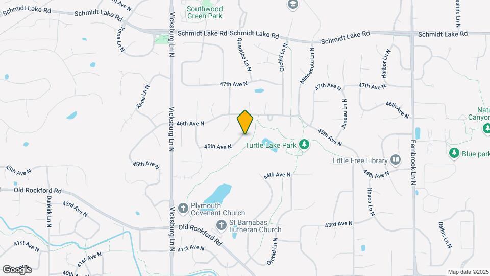 4514 Quantico Ln N Map and Location Details