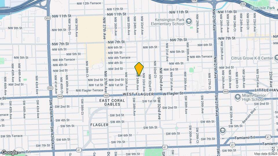 201 NW 34th Ave Map and Location Details