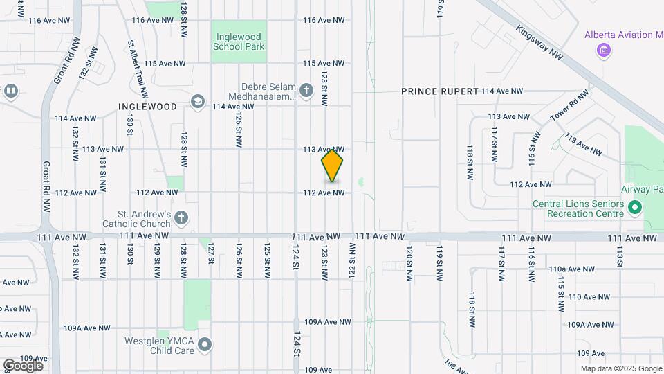 12222 112 Av NW Map and Location Details