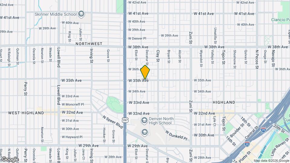 3455 Decatur St Map and Location Details