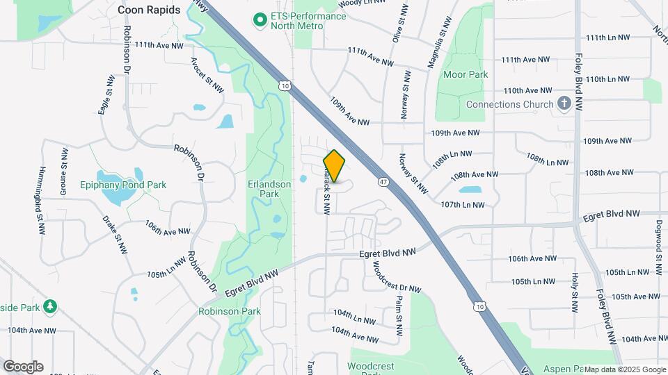 10794 Tamarack Cir Map and Location Details