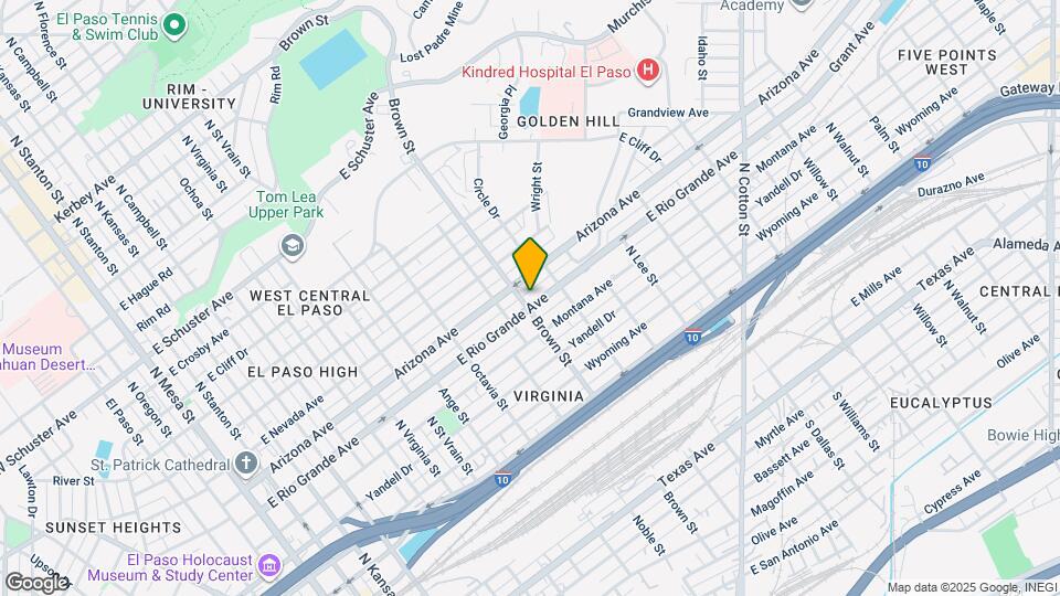 1305 E Rio Grande Ave Map and Location Details