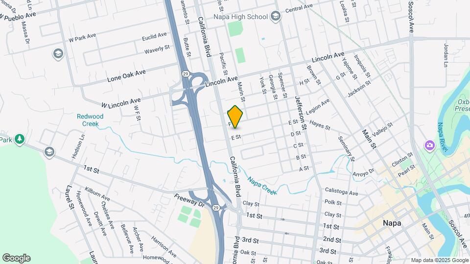 1678 E St Map and Location Details