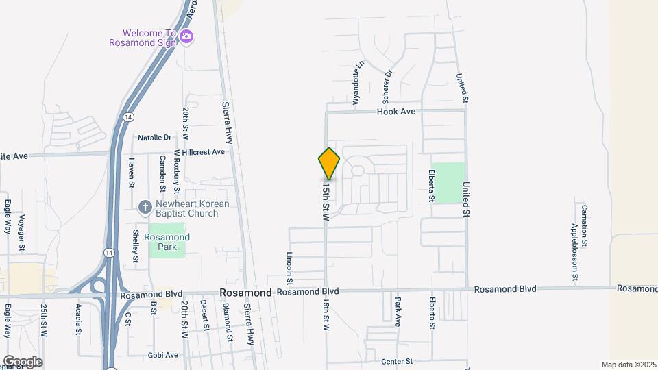 Rosamond Garden Apartments Map and Location Details