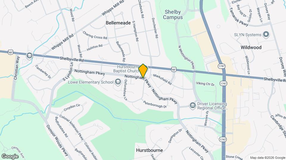 8802 Nottingham Pkwy Map and Location Details