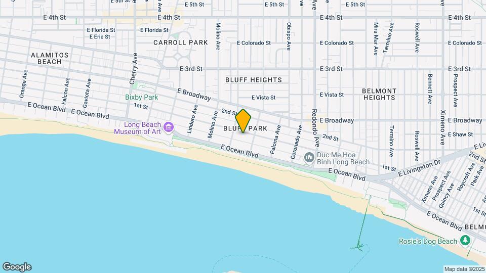 2832 E 1st St Map and Location Details