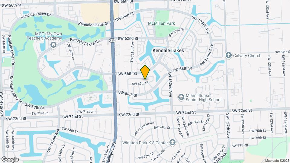 13411 SW 67th St Mapa y Detalles de la Ubicación
