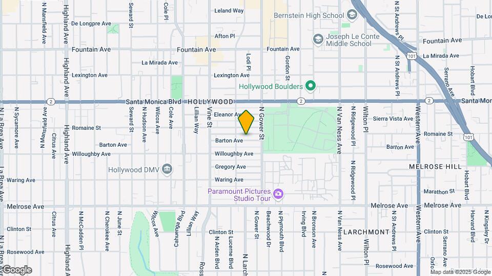 5937 Barton Ave Map and Location Details