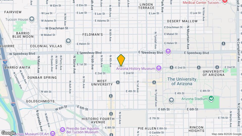 926 N 3rd Ave Map and Location Details