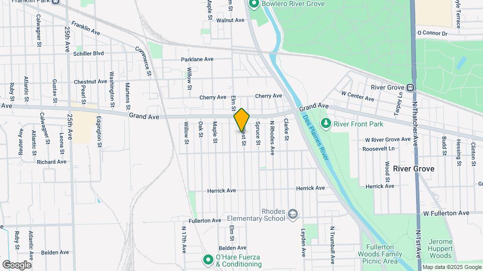 2636 N West St Map and Location Details