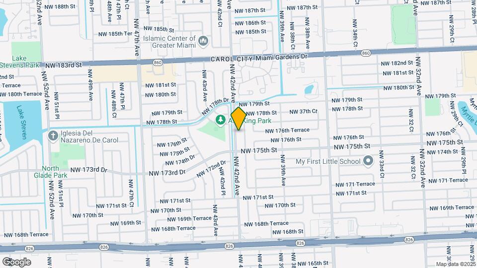17621 NW 42nd Ave Map and Location Details