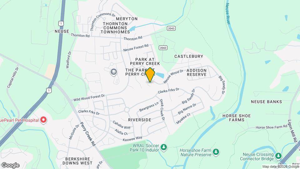 8316 Neuse Lawn Rd Mapa y Detalles de la Ubicación