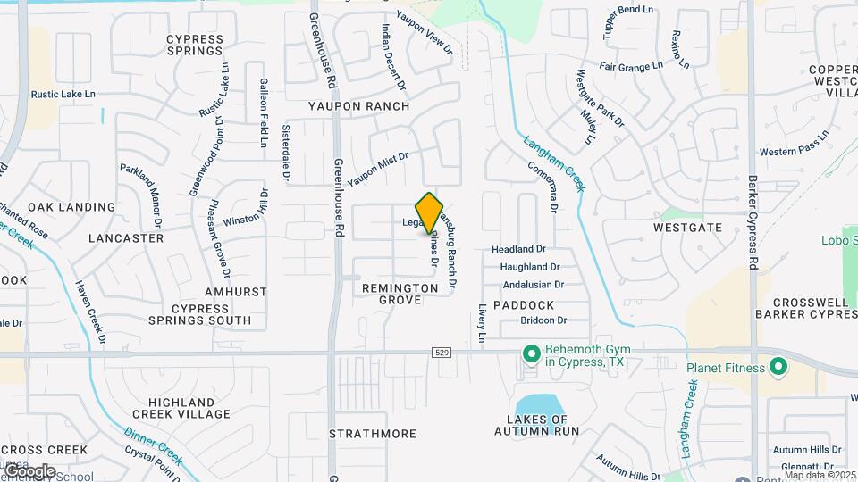 7415 Legacy Pines Dr Map and Location Details