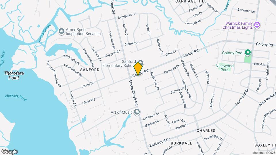 485 Colony Rd Map and Location Details