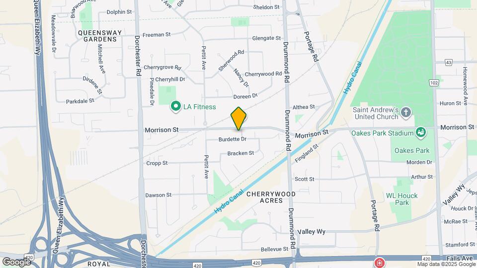 6427 Burdette Dr Map and Location Details