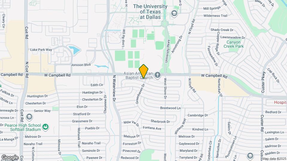 1911 Greenhaven Dr Map and Location Details